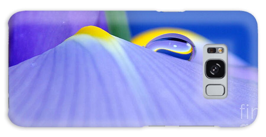 Iris Galaxy Case featuring the photograph Drop Of Spring by Krissy Katsimbras