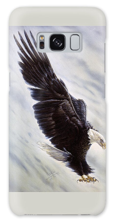 Eagle Galaxy Case featuring the painting Dropping In by Gregory Perillo
