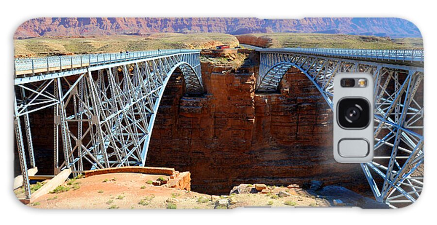 Arizona Galaxy Case featuring the photograph Dual Bridges by Richard Gehlbach