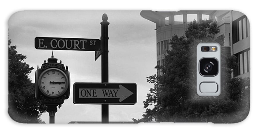 Kelly Hazel Galaxy Case featuring the photograph E. Court St. by Kelly Hazel