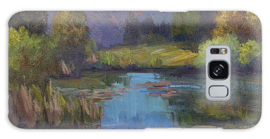 Early Spring Galaxy Case featuring the painting Early Spring by Diane McClary