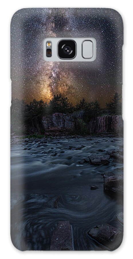 Milky Way Galaxy Case featuring the photograph Earth and Sky by Aaron J Groen
