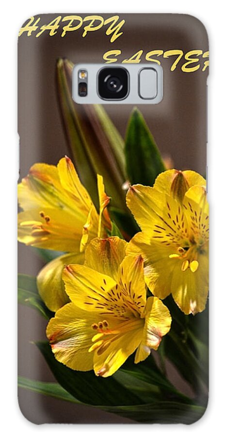 Peruvian Lily Galaxy Case featuring the photograph Peruvian Easter Lilies by Sandi OReilly
