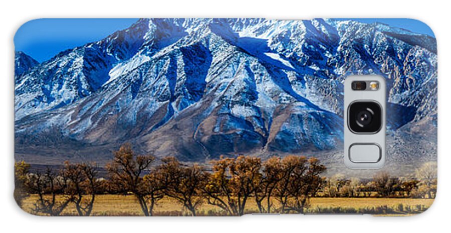 Eastern Sierra Galaxy Case featuring the photograph Eastern Sierra Nevada Panorama - Bishop - California by Gary Whitton