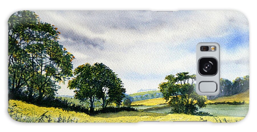 Watercolour Galaxy Case featuring the painting Eastfields from Woldgate by Glenn Marshall