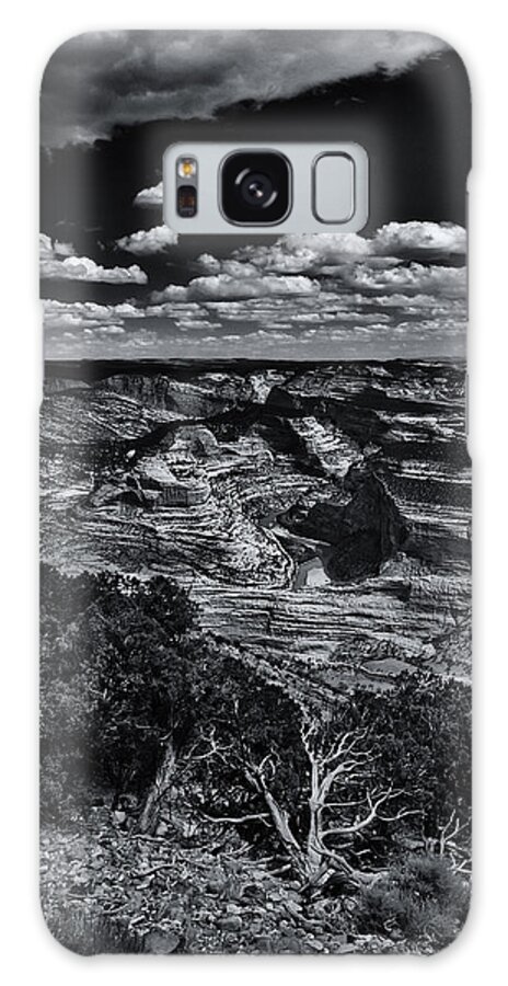 Colorado Galaxy Case featuring the photograph Echo Park from the Ridge Black and White by Joshua House