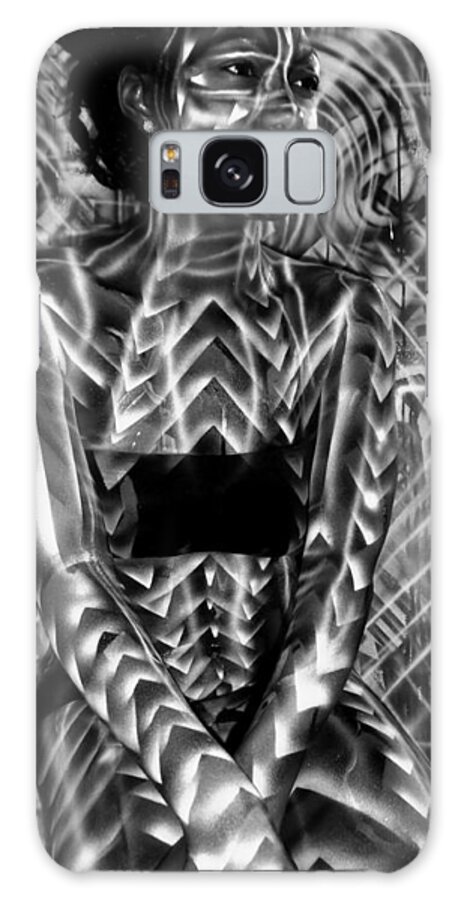 Body Painting Galaxy Case featuring the photograph Edniesha by Leigh Odom
