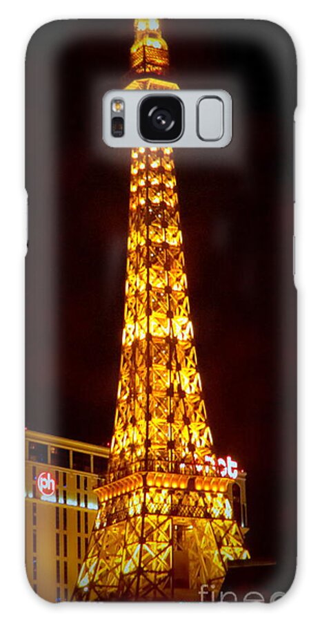 Paris Galaxy Case featuring the photograph Eiffel Tower Las Vegas Nevada by Kay Novy