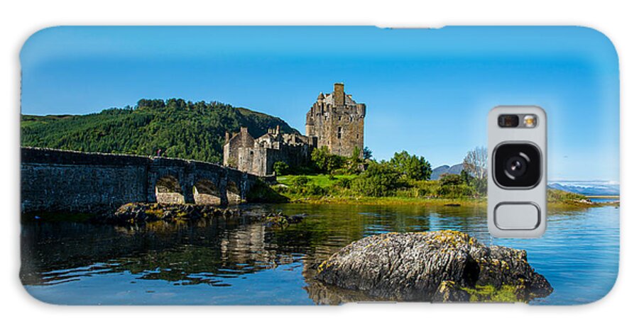 Scotland Galaxy Case featuring the photograph Eilean Donan Castle In Scotland by Andreas Berthold