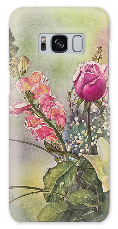 Flower Painting Galaxy Case featuring the painting Elegance by Victoria Lisi