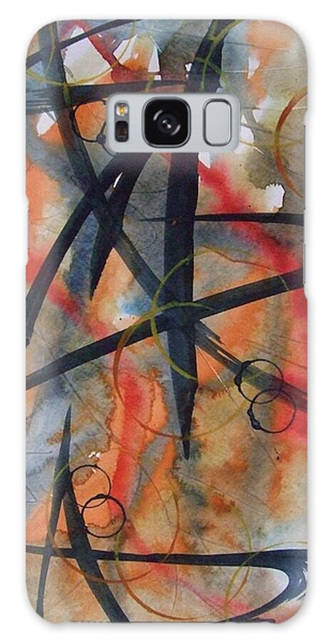Ksg Galaxy Case featuring the painting Elements of Design by Kim Shuckhart Gunns