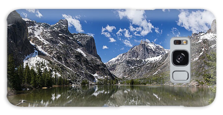 Beautiful Galaxy Case featuring the photograph Elk Lake Panorama 1 by Roger Snyder