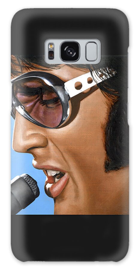 Elvis Galaxy Case featuring the painting Elvis 24 1970 by Rob De Vries