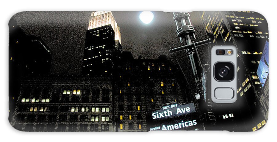 Empire State Building Galaxy Case featuring the photograph Empire State Building at Night by Ivo Kerssemakers