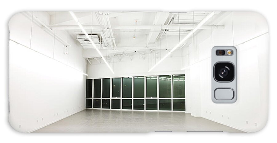 Corporate Business Galaxy Case featuring the photograph Empty White Office Interior by Loonger