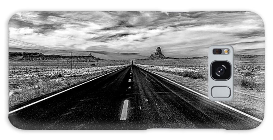 Arizona Galaxy Case featuring the photograph Endless Road Rt 163 by Louis Dallara