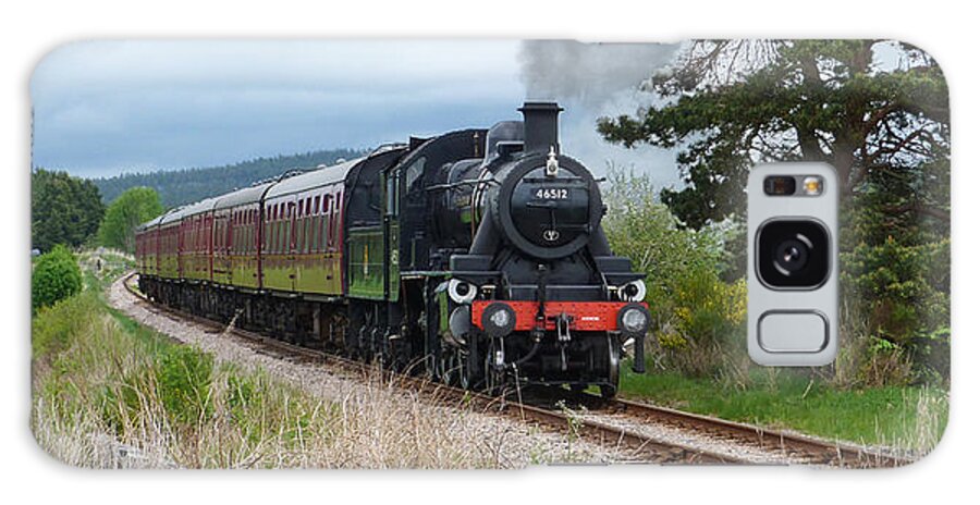 Strathspey Railway Galaxy Case featuring the photograph Strathspey Railway - Engine 46512 by Phil Banks