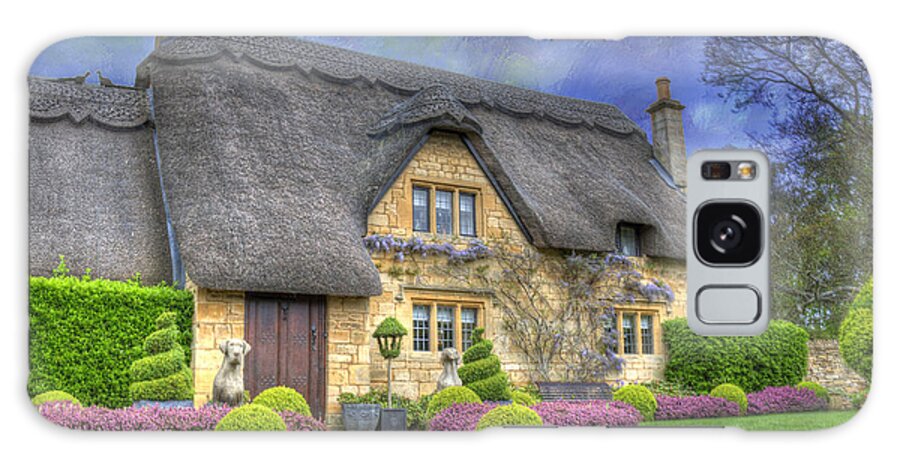 Architecture Galaxy Case featuring the photograph English Country Cottage by Juli Scalzi