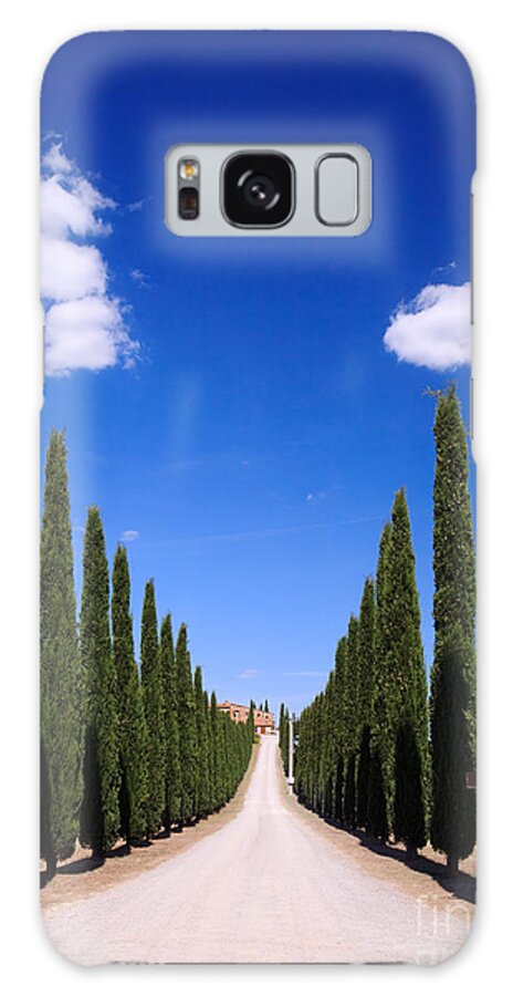 Idyllic Galaxy Case featuring the photograph Entrance to villa Tuscany - Italy by Matteo Colombo