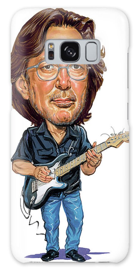 Eric Clapton Galaxy Case featuring the painting Eric Clapton by Art 