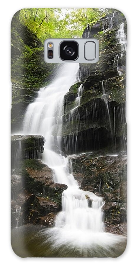 Ricketts Glen Galaxy Case featuring the photograph Erie Falls by Paul Riedinger