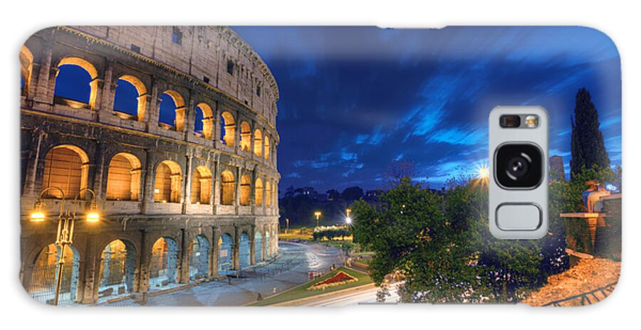 Blue Hour Galaxy Case featuring the photograph Eternal Blue Hour by Marco Crupi