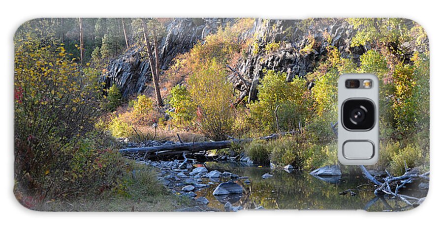 Dakota Galaxy S8 Case featuring the photograph Evening Falls on Spring Creek by Greni Graph