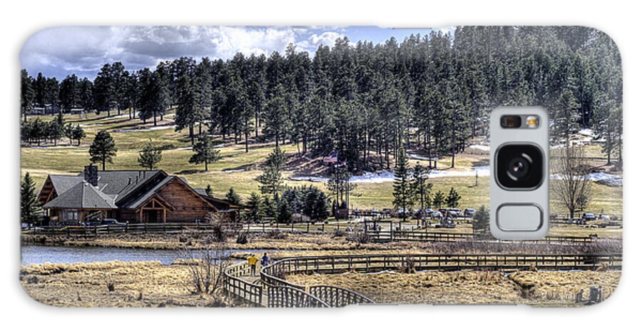 Evergreen Colorado Galaxy Case featuring the photograph Evergreen Colorado Lakehouse by Ron White