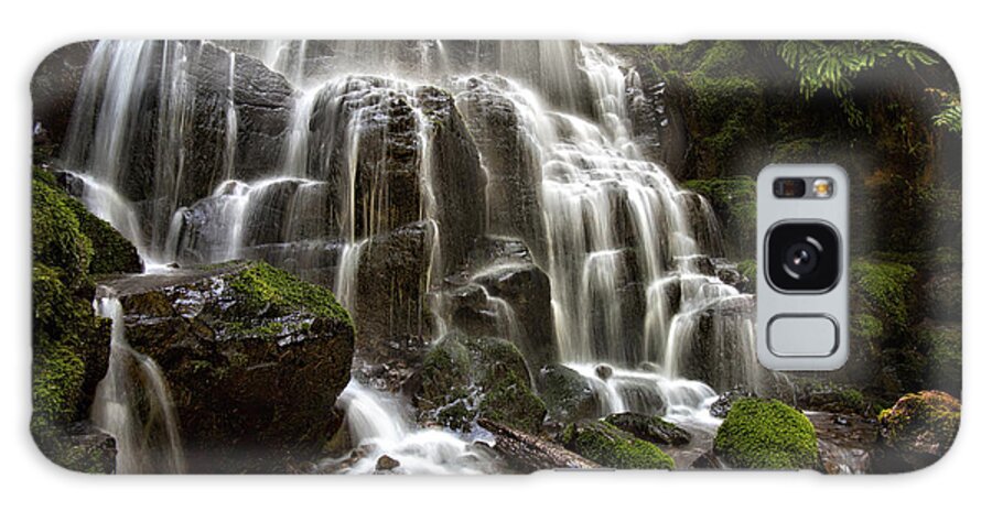 Fairy Falls Galaxy Case featuring the photograph Fairy Falls Oregon by Mary Jo Allen