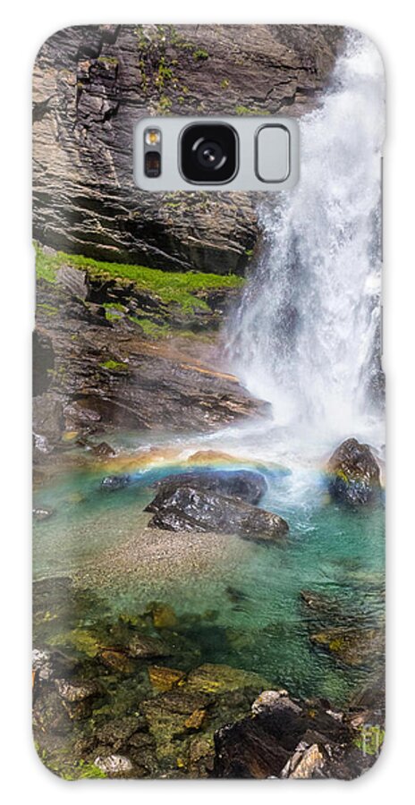 Environment Galaxy Case featuring the photograph Fall and rainbow by Silvia Ganora