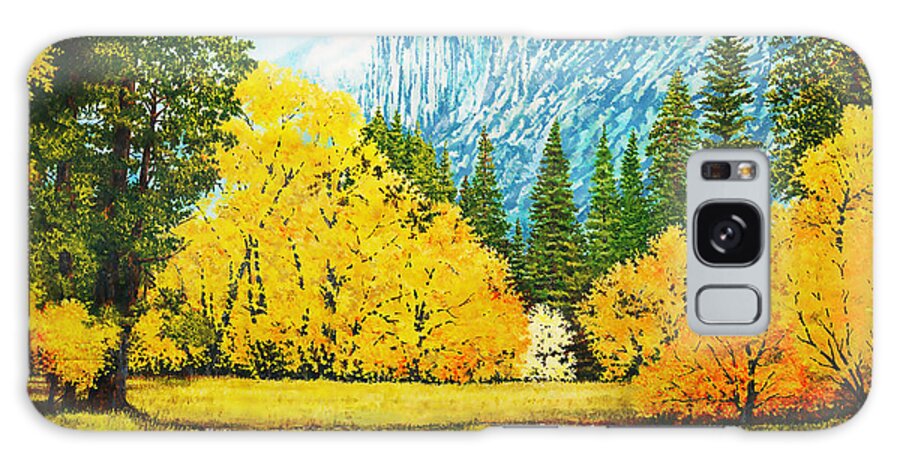 Oil Painting Galaxy Case featuring the painting Fall Splendor in Yosemite by Douglas Castleman