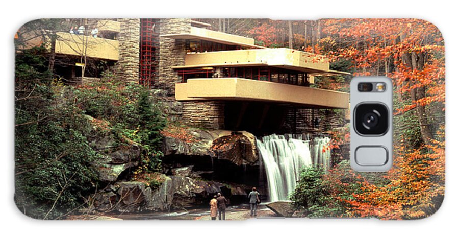 Allegheny Mountains Galaxy Case featuring the photograph Fallingwater House At Bear Run by Theodore Clutter