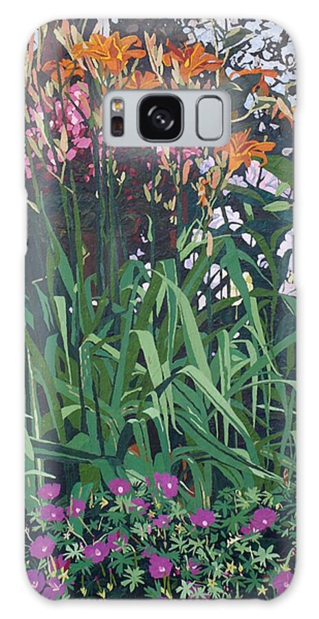 Floral Galaxy Case featuring the painting Family Portrait by Leah Tomaino