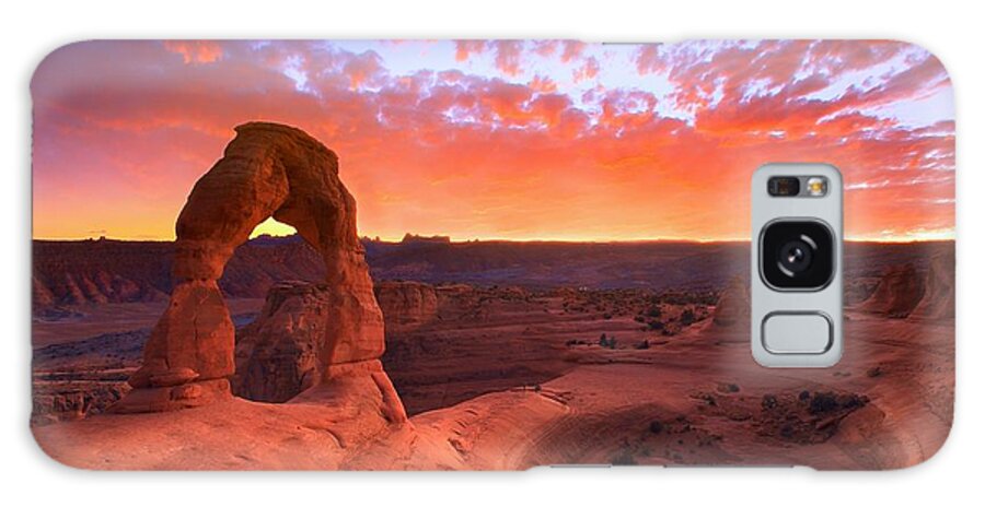 America Galaxy Case featuring the photograph Famous Sunset by Kadek Susanto