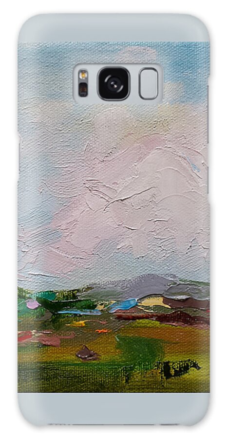 Farm Galaxy Case featuring the painting Farmland III by Judith Rhue