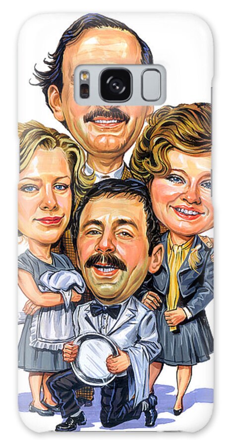 Fawlty Towers Galaxy Case featuring the painting Fawlty Towers by Art 