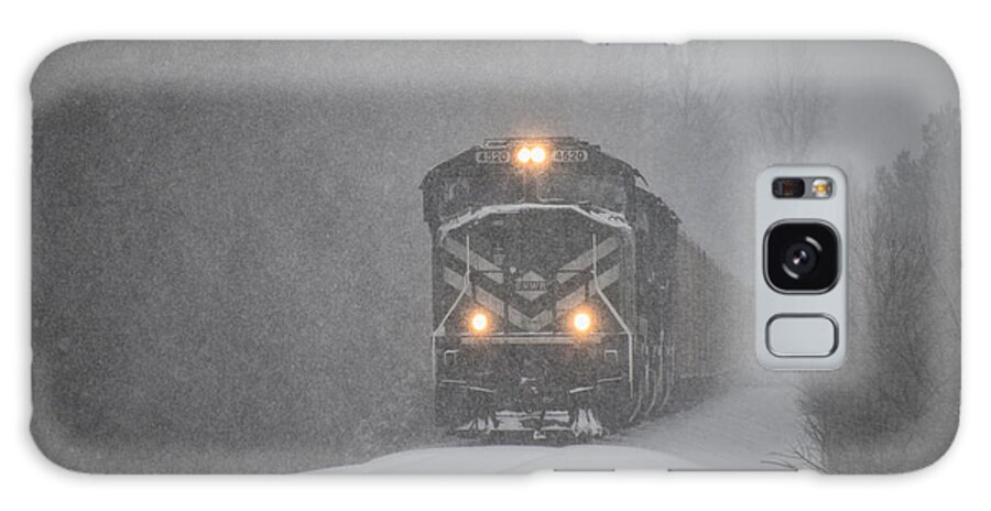 Csx Railroad Galaxy Case featuring the photograph February 16. 2015 - Evansville Western Railway Z467 by Jim Pearson
