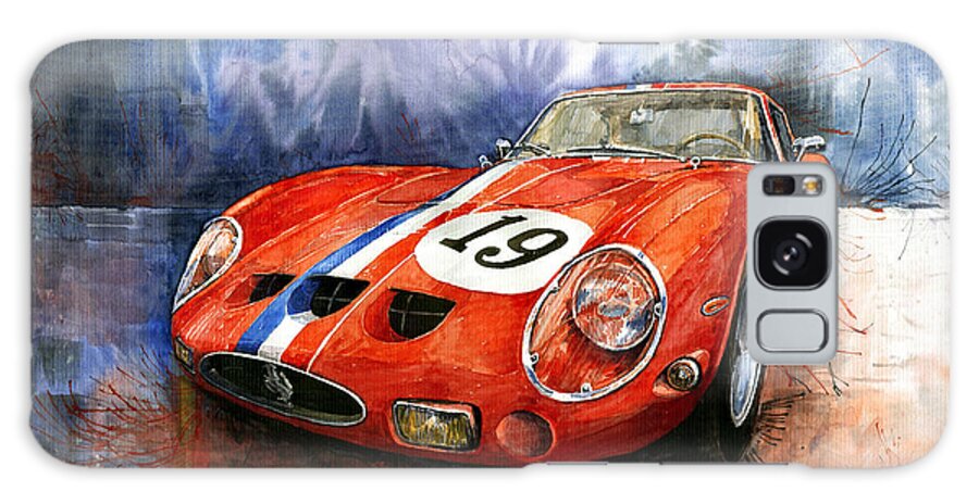 Shevchukart Galaxy Case featuring the painting Ferrari 250 GTO 1963 by Yuriy Shevchuk