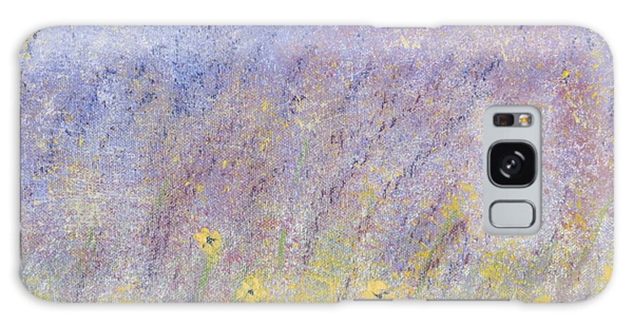 Flowers Galaxy Case featuring the painting Field of Flowers by Tim Townsend