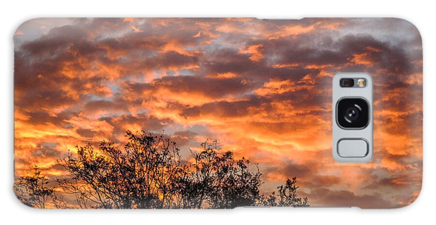 Sunrise Galaxy Case featuring the photograph Fiery Sunrise over County Clare by James Truett