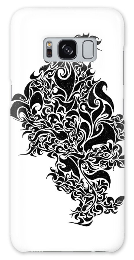 Doodle Galaxy Case featuring the painting Filigree redifined by Anushree Santhosh