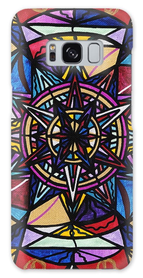 Financial Freedom Galaxy Case featuring the painting Financial Freedom by Teal Eye Print Store