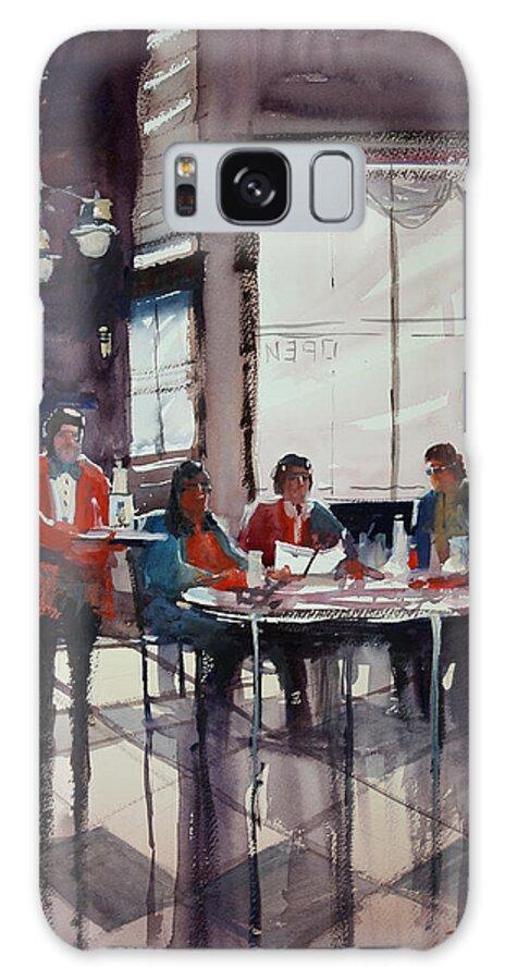 Ryan Radke Galaxy Case featuring the painting Fine Dining by Ryan Radke