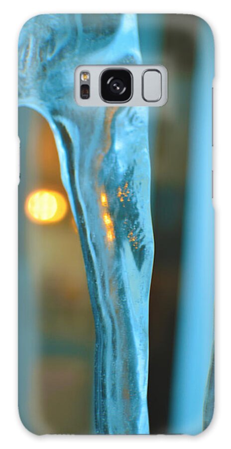 Fine Art Photography Photographs Galaxy Case featuring the photograph Fire and Ice by Mayhem Mediums