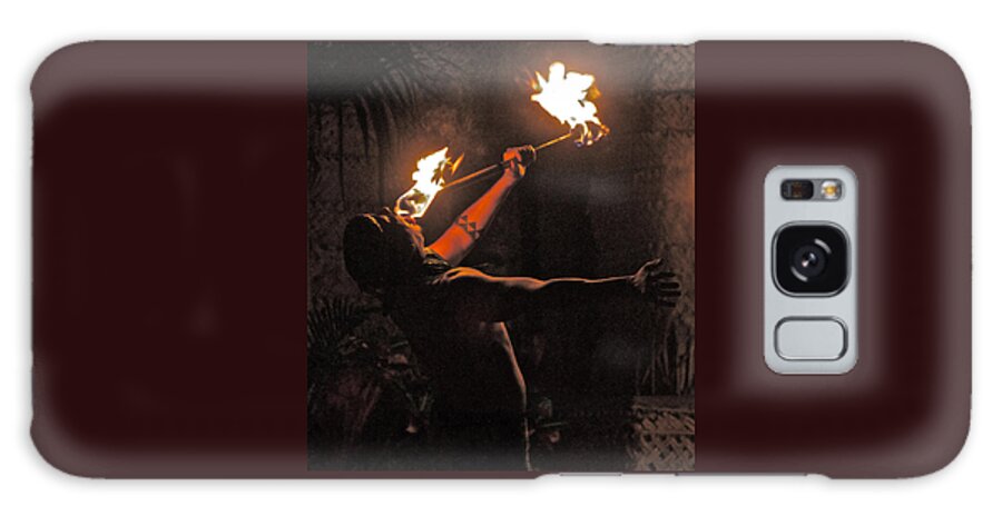 Fire Galaxy Case featuring the photograph Fire Dancer by Suanne Forster