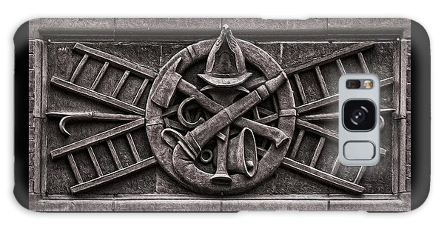 Fire Galaxy Case featuring the photograph Firefighter Symbols by Phil Cardamone