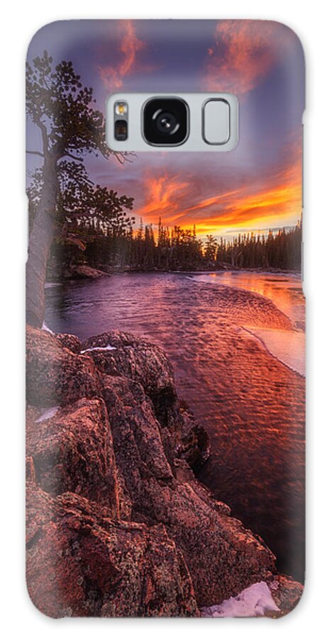 Sunrise Galaxy Case featuring the photograph First Light by Darren White