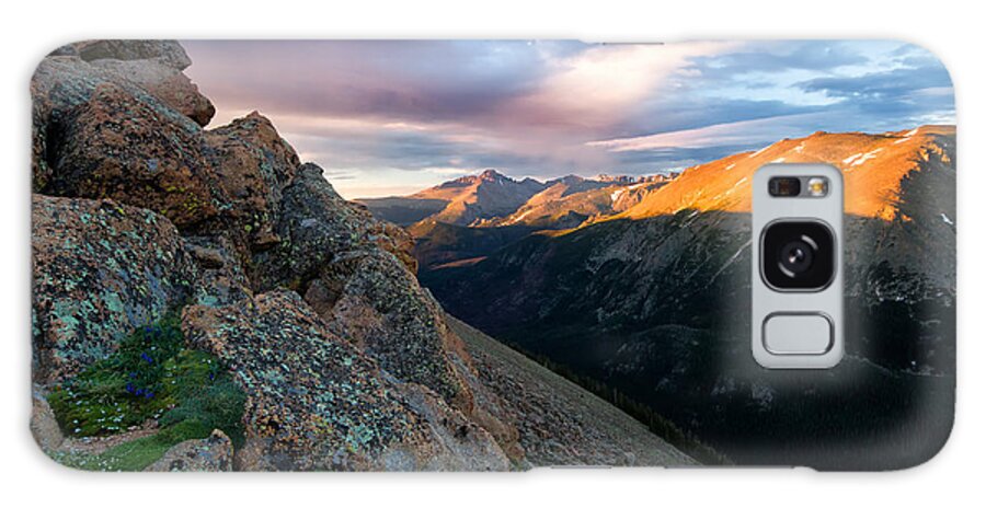 Rmnp Galaxy S8 Case featuring the photograph First Light on the Mountain by Ronda Kimbrow