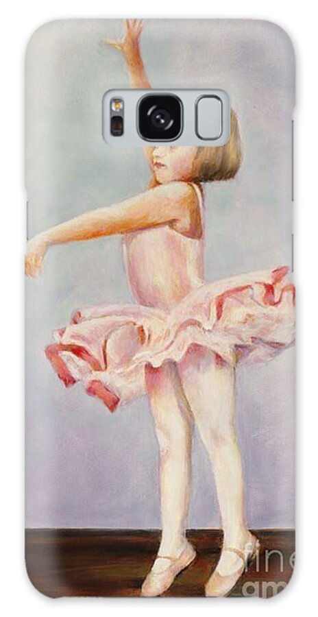 Ballerina Galaxy Case featuring the painting First Recital by Cynthia Parsons