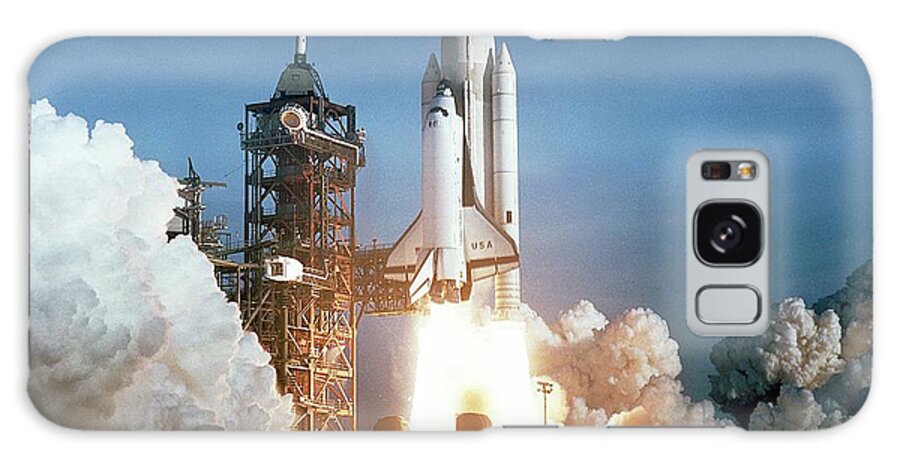 Columbia Galaxy Case featuring the photograph First Space Shuttle Launch by Nasa/science Photo Library
